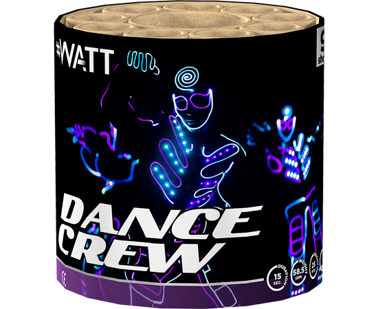 Dance Crew 9 Schuss Batteriefeuerwerk