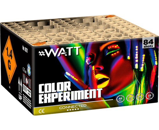 Color Experiment 84 Schuss Batteriefeuerwerk