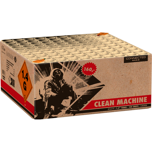 Clean Machine   100 Schuss Verbundfeuerwerk