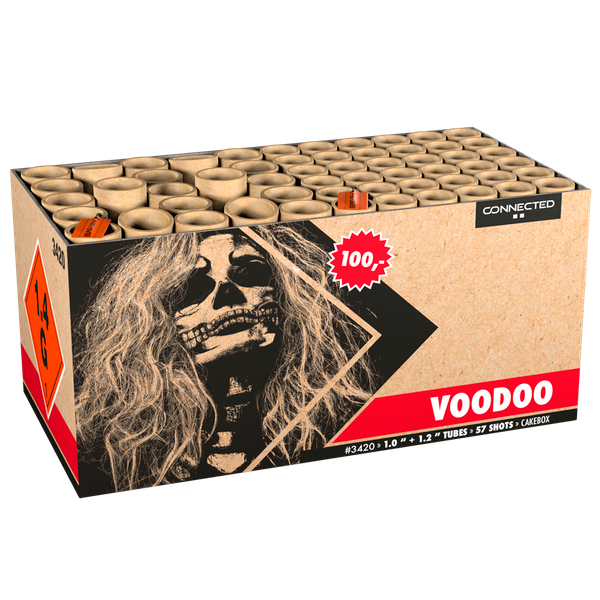 Voodoo 57 Schuss Premium-Batteriefeuerwerk